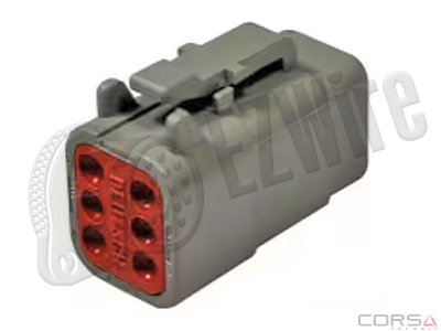Deutsch DTM06-6S connector